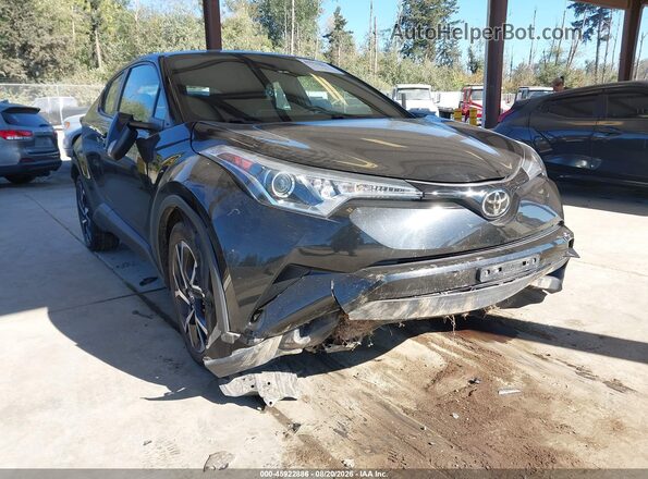 NMTKHMBX2JR037003 2018 TOYOTA C-HR Black Вид спереду