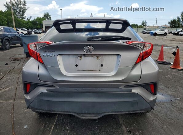 NMTKHMBX2JR052763 2018 TOYOTA C-HR Gray უკანა ხედი