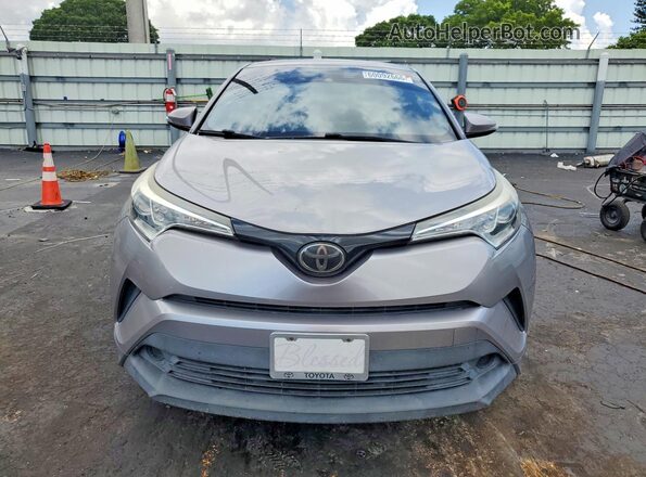 NMTKHMBX2JR052763 2018 TOYOTA C-HR Gray წინა ხედი