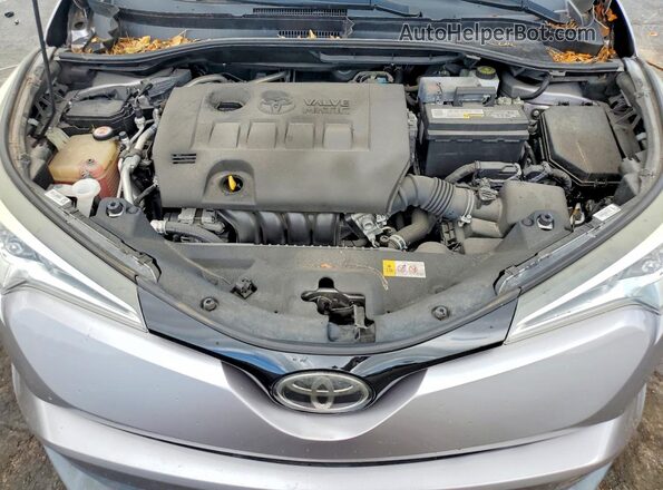 NMTKHMBX2JR052763 2018 TOYOTA C-HR Gray ძრავის განყოფილების ხედი