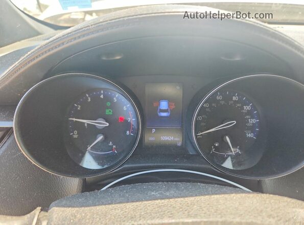 NMTKHMBX2KR080807 2019 TOYOTA C-HR White Instrument cluster view