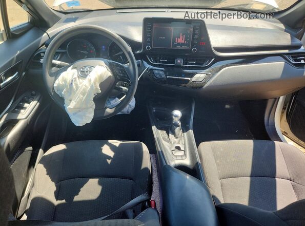 NMTKHMBX2KR080807 2019 TOYOTA C-HR White Dashboard view
