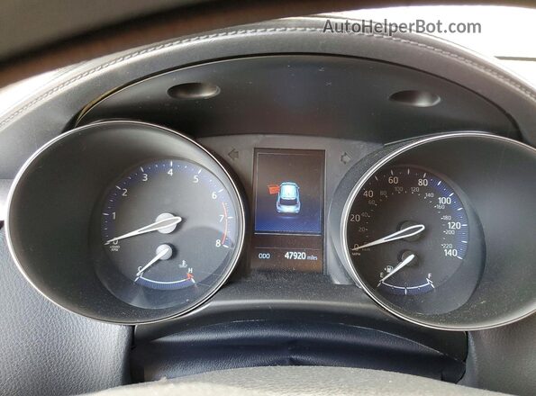 NMTKHMBX2MR119706 2021 TOYOTA C-HR Black Вид щитка приладів