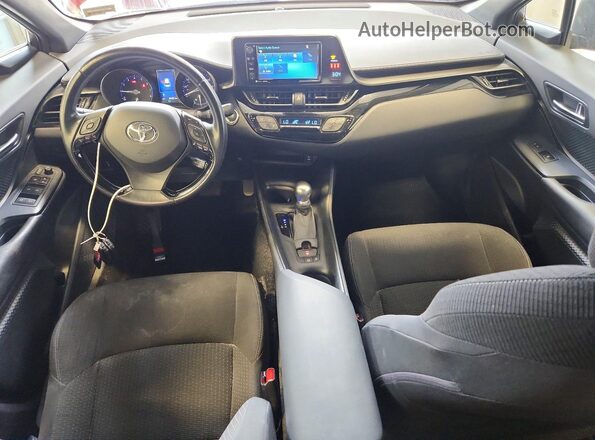 NMTKHMBX3JR008111 2018 TOYOTA C-HR Burgundy Dashboard view