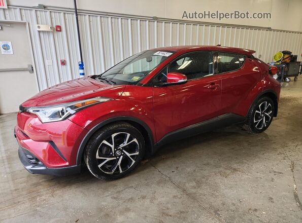 NMTKHMBX3JR008111 2018 TOYOTA C-HR Burgundy 360 interior view