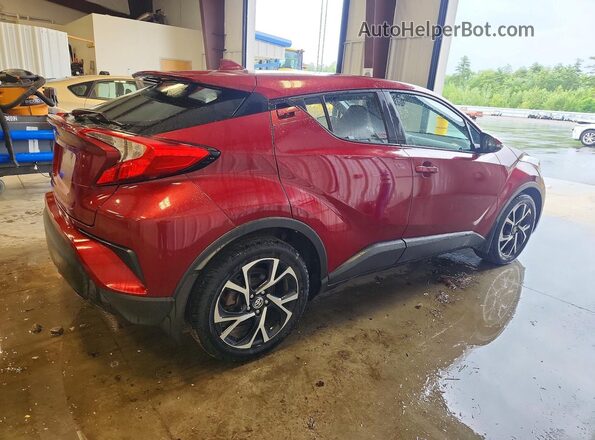 NMTKHMBX3JR008111 2018 TOYOTA C-HR Burgundy Rear right