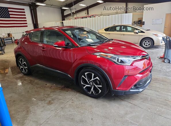 NMTKHMBX3JR008111 2018 TOYOTA C-HR Burgundy Front right