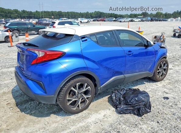 NMTKHMBX3JR031713 2018 TOYOTA C-HR Blue Trasero derecho
