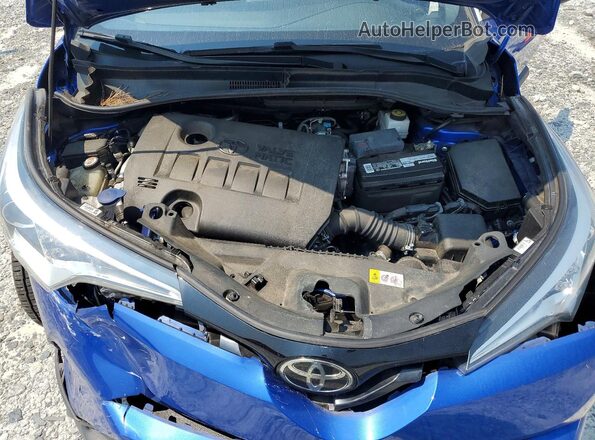 NMTKHMBX3JR031713 2018 TOYOTA C-HR Blue Vista interior trasera