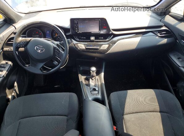 NMTKHMBX3JR031713 2018 TOYOTA C-HR Blue Vista del salpicadero