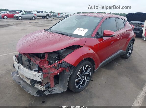 NMTKHMBX3JR033591 2018 TOYOTA C-HR Red Vista tres cuartos delantera izquierda