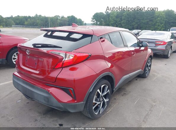 NMTKHMBX3JR033591 2018 TOYOTA C-HR Red Trasero derecho