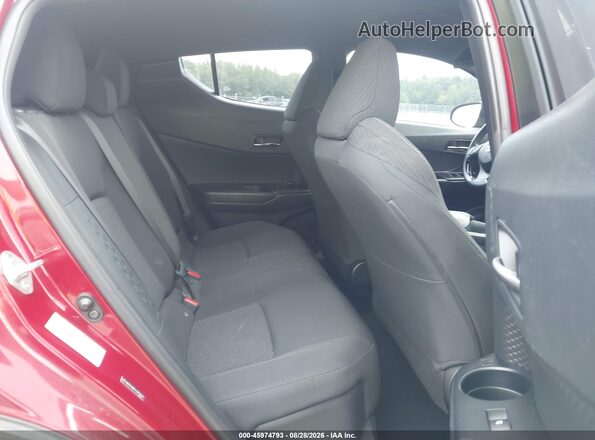NMTKHMBX3JR033591 2018 TOYOTA C-HR Red Vista de la etiqueta del VIN