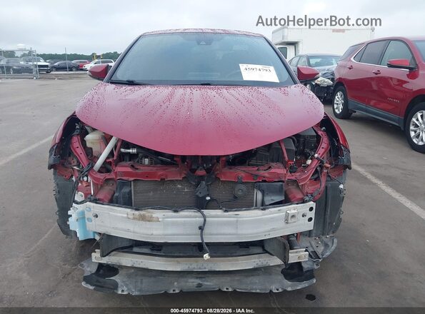 NMTKHMBX3JR033591 2018 TOYOTA C-HR Red Vista interior trasera