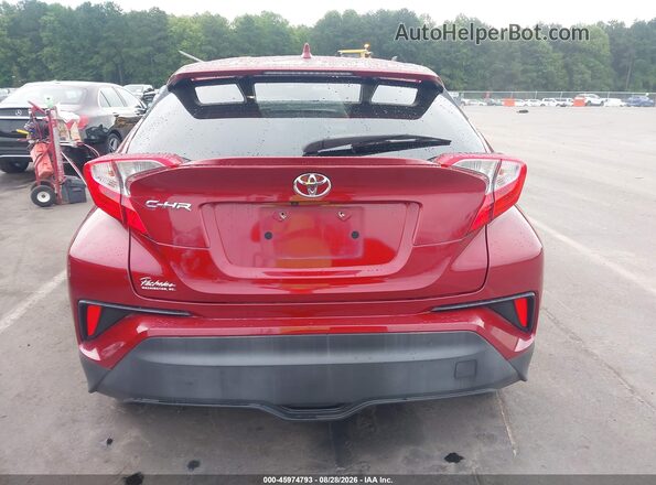 NMTKHMBX3JR033591 2018 TOYOTA C-HR Red 