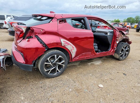 NMTKHMBX3KR080282 2019 TOYOTA C-HR Red Trasero derecho