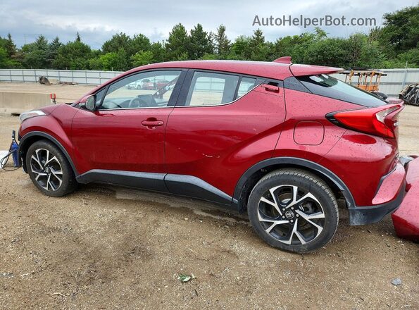 NMTKHMBX3KR080282 2019 TOYOTA C-HR Red Trasero izquierdo