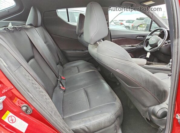NMTKHMBX3KR080282 2019 TOYOTA C-HR Red Vista de los asientos traseros