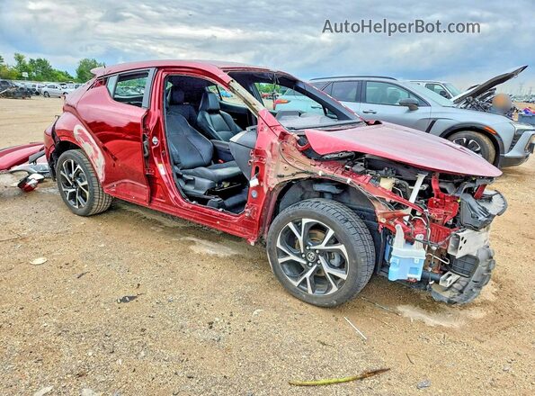 NMTKHMBX3KR080282 2019 TOYOTA C-HR Red Delantero derecho