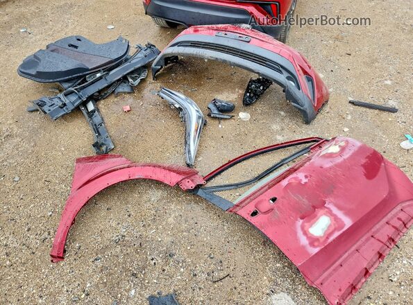 NMTKHMBX3KR080282 2019 TOYOTA C-HR Red Vista del compartimento del motor