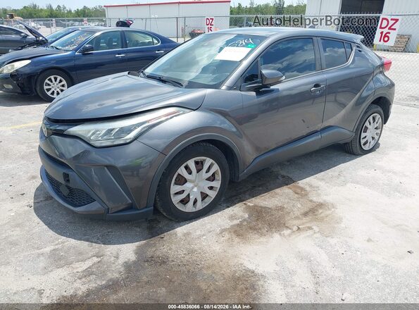 NMTKHMBX3LR105814 2020 TOYOTA C-HR Gray Front left