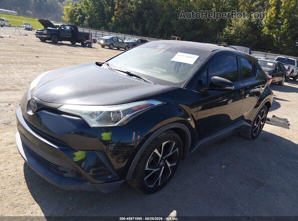 NMTKHMBX4JR004424 2018 TOYOTA C-HR Black Widok z przodu