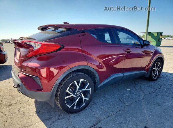 NMTKHMBX4JR011938 2018 TOYOTA C-HR Red Vista trasera