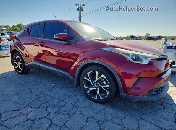 NMTKHMBX4JR011938 2018 TOYOTA C-HR Red Vista del salpicadero