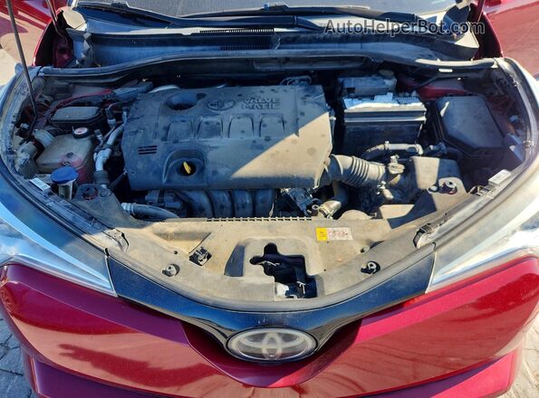 NMTKHMBX4JR011938 2018 TOYOTA C-HR Red 