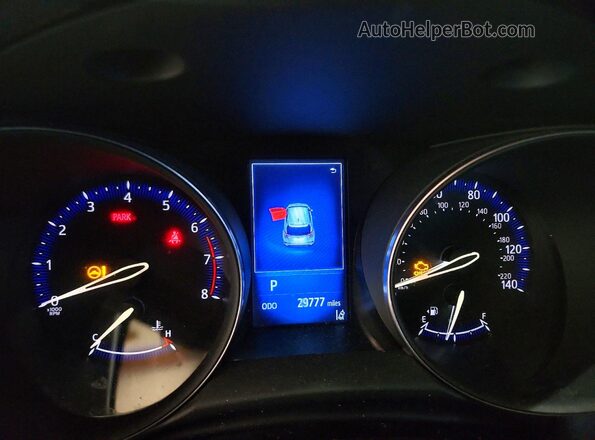 NMTKHMBX4JR025922 2018 TOYOTA C-HR Silver ხელსაწყოთა პანელის ხედი