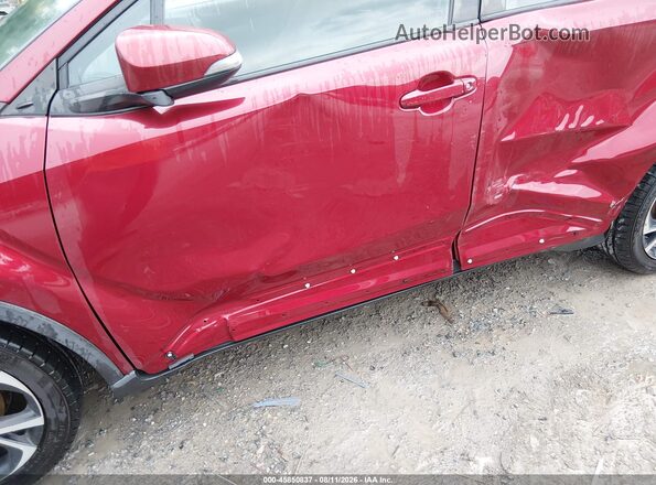 NMTKHMBX5JR007543 2018 TOYOTA C-HR Burgundy Widok z przodu