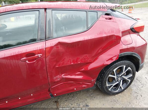 NMTKHMBX5JR007543 2018 TOYOTA C-HR Burgundy 