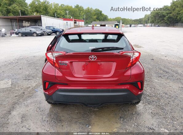 NMTKHMBX5JR007543 2018 TOYOTA C-HR Burgundy 