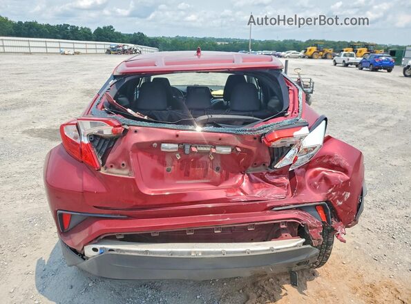 NMTKHMBX5JR017988 2018 TOYOTA C-HR Red Вид ззаду