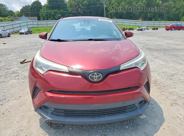 NMTKHMBX5JR017988 2018 TOYOTA C-HR Red Вид спереду