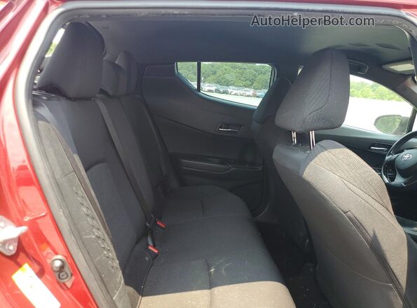 NMTKHMBX5JR017988 2018 TOYOTA C-HR Red Вид задньої частини салону