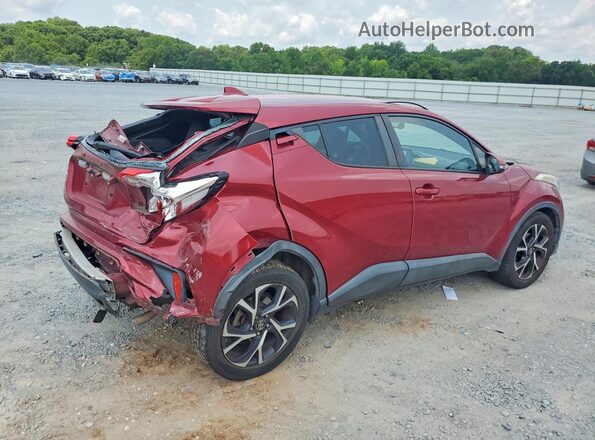 NMTKHMBX5JR017988 2018 TOYOTA C-HR Red Задня права чверть