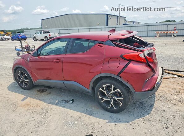 NMTKHMBX5JR017988 2018 TOYOTA C-HR Red Задня ліва чверть