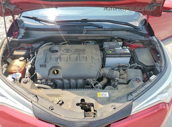 NMTKHMBX5JR017988 2018 TOYOTA C-HR Red Вид підкапотного простору