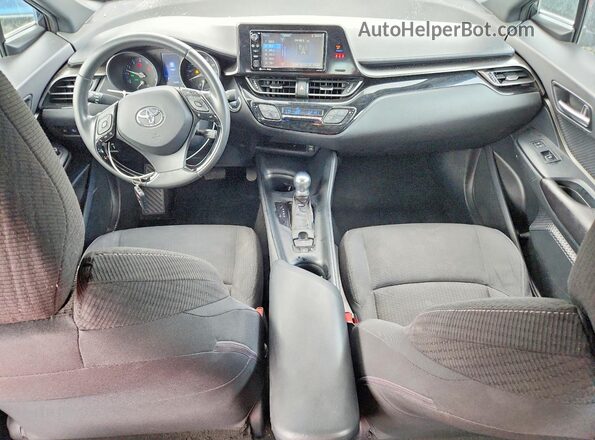 NMTKHMBX5JR035584 2018 TOYOTA C-HR Black Vista del salpicadero
