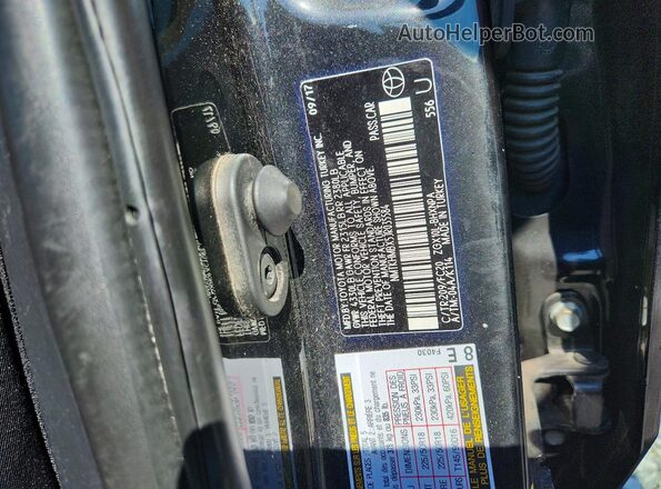 NMTKHMBX5JR035584 2018 TOYOTA C-HR Black Vista del compartimento del motor