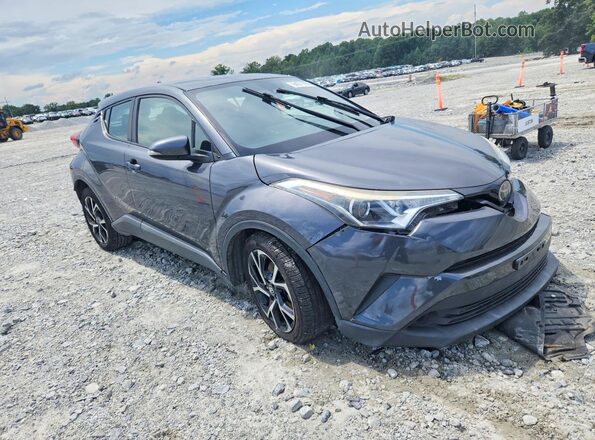 NMTKHMBX5JR048514 2018 TOYOTA C-HR Gray Przód prawy