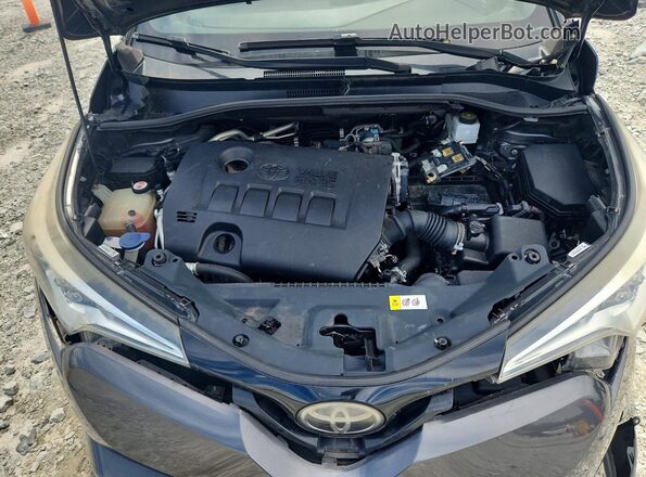 NMTKHMBX5JR048514 2018 TOYOTA C-HR Gray Widok wnętrza z tyłu