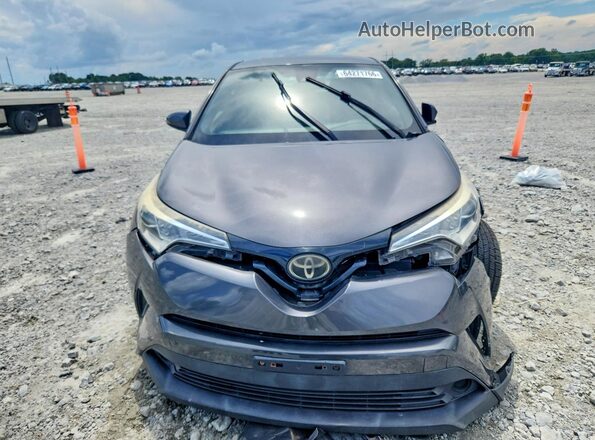 NMTKHMBX5JR048514 2018 TOYOTA C-HR Gray Widok z przodu