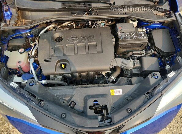 NMTKHMBX5LR103787 2020 TOYOTA C-HR Blue Vista del compartimento del motor