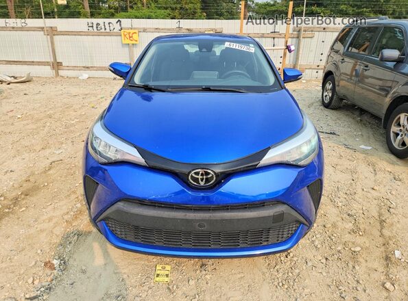 NMTKHMBX5LR103787 2020 TOYOTA C-HR Blue Vista frontal