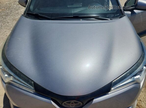 NMTKHMBX6JR013786 2018 TOYOTA C-HR Silver ძრავის განყოფილების ხედი