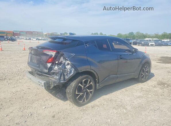NMTKHMBX6JR018969 2018 TOYOTA C-HR Gray Trasero derecho