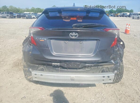 NMTKHMBX6JR018969 2018 TOYOTA C-HR Gray Vista trasera