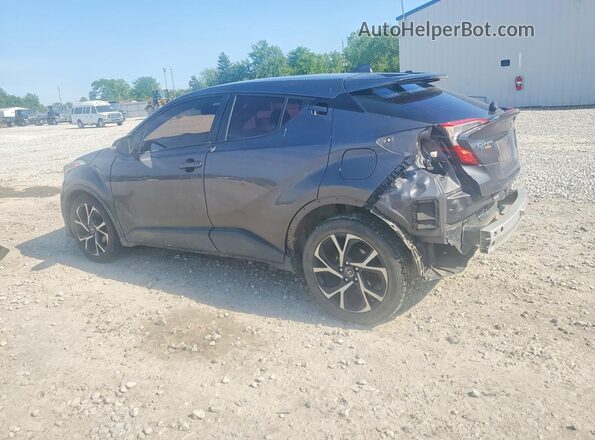 NMTKHMBX6JR018969 2018 TOYOTA C-HR Gray Trasero izquierdo